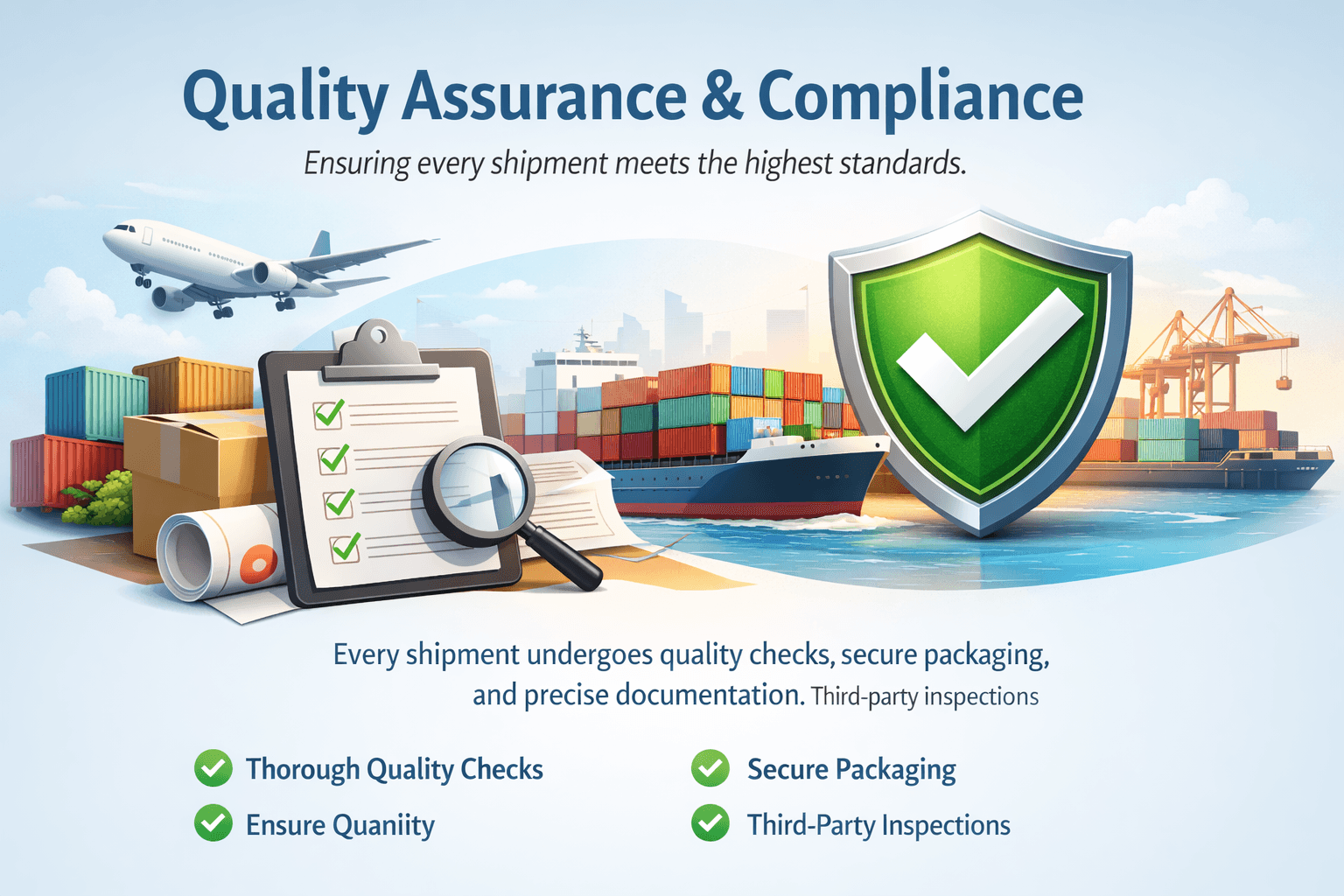 Quality assurance and compliance checks